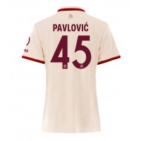 Echipament fotbal Bayern Munich Aleksandar Pavlovic #45 Tricou Treilea 2024-25 pentru femei maneca scurta